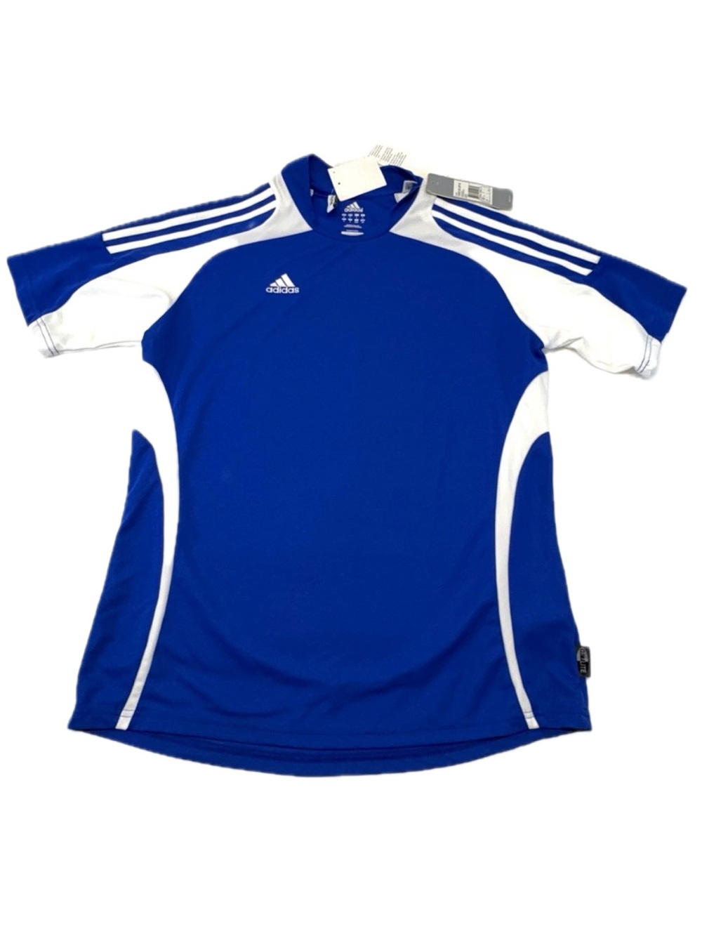 NWT Vintage Adidas Clima365 Women's Soccer Jersey Blue White L